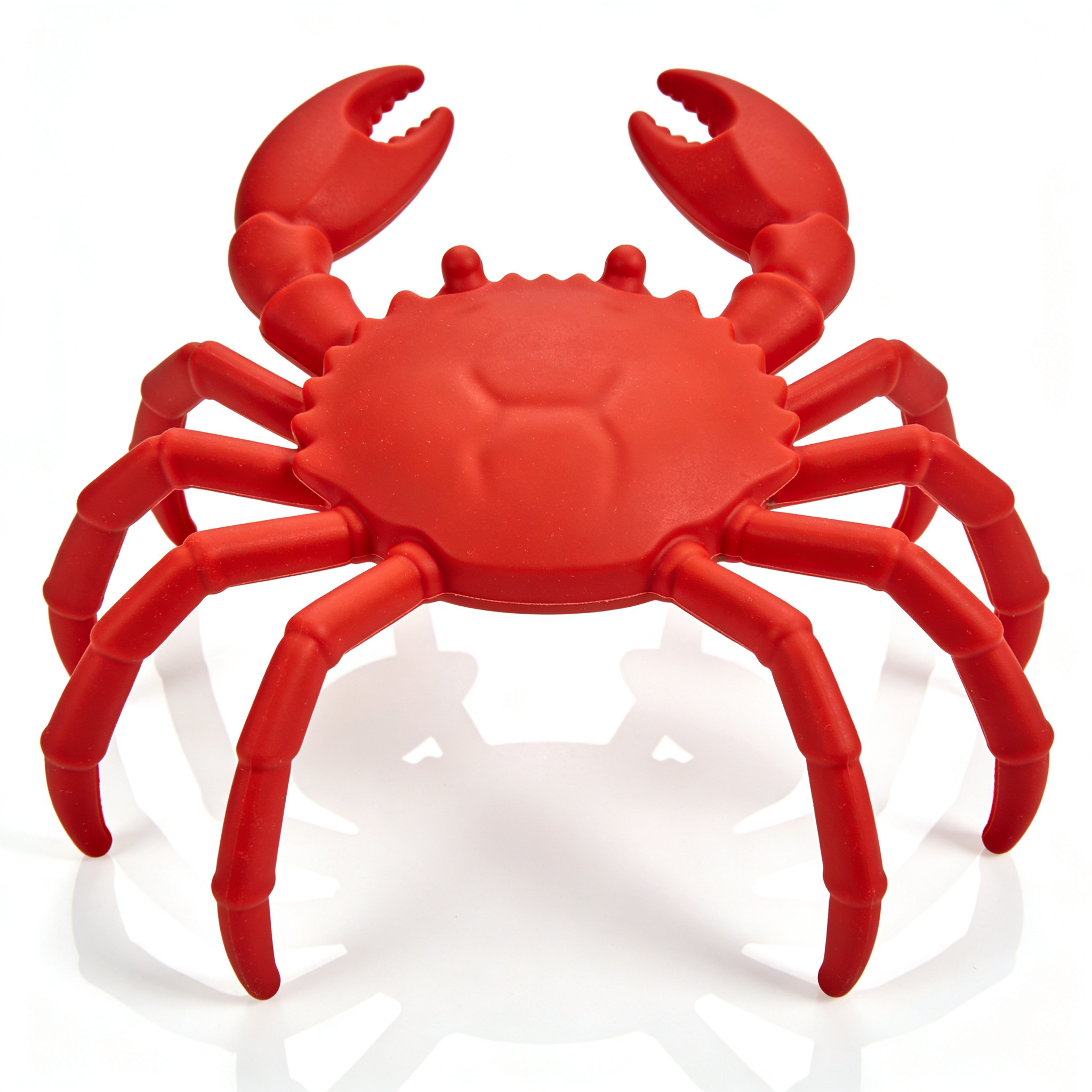 Quilaro Red The Crab Silicone Utensil Rest - Kitchen Gifts, Silicone Spoon Rest - Heat-Resistant Kitchen - Steam Releaser, Chopstick Rests & Holders